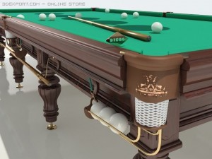 russian billiards 3Dモデル