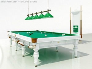 russian billiards 3Dモデル