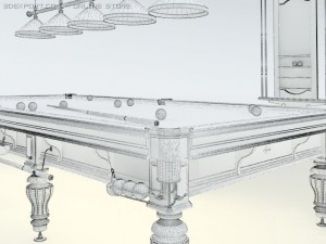 russian billiards 3Dモデル
