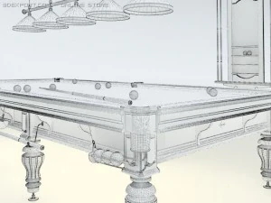 russian billiards 3D Model