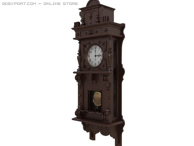 घड़ी 3D मॉडल .c4d .max .obj .3ds .fbx .stl .blend 