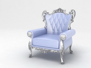 armchair karede 3D Model