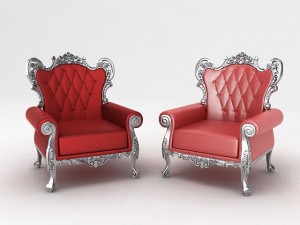 armchair karede 3D Model