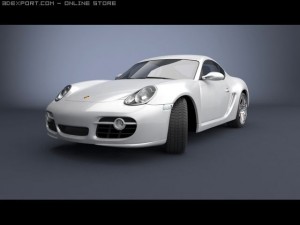 porsche cayman s 2006 3Dモデル