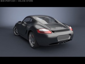 porsche cayman s 2006 3Dモデル