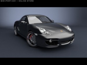 porsche cayman s 2006 3Dモデル