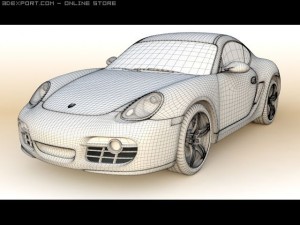 porsche cayman s 2006 3Dモデル