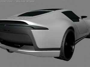 saab aero x concept 3D Model