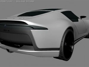 saab aero x concept 3D Model