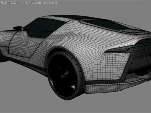 saab aero x concept 3D Model