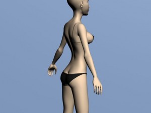 The girl 3Dモデル