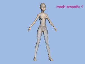 The girl 3Dモデル