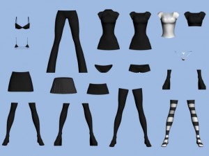 The girl 3Dモデル