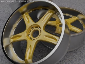 volk racing wheel 3D Model