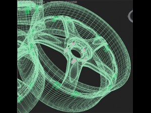 volk racing wheel 3D Model