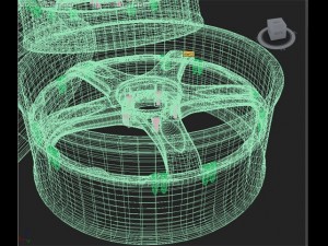 volk racing wheel 3D Model