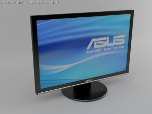asus wide monitor 22inch Modèle 3D