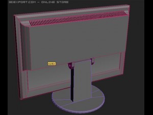 asus wide monitor 22inch Modèle 3D