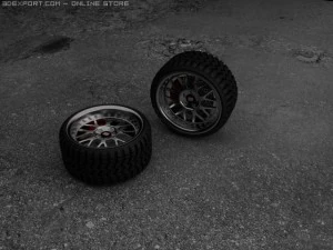 BBS-Felge 3D Modell