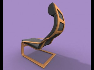 ikea chair 3D 模型