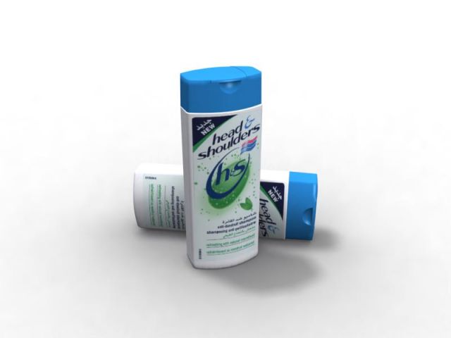 shampoo 3D Model .c4d .max .obj .3ds .fbx .stl .blend 