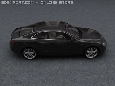 audi s5 a5 3D Model .c4d .max .obj .3ds .fbx .stl .blend