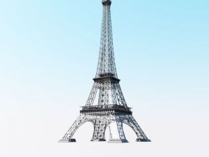 eiffel tower 3D Model