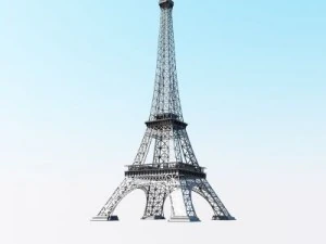 eiffel tower 3D Model