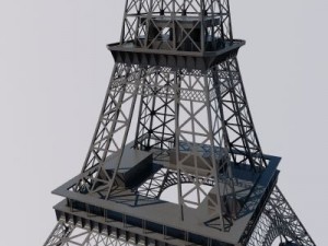 eiffel tower 3D Model