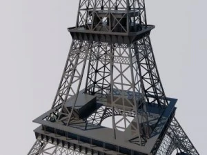 eiffel tower 3D Model