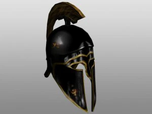 korinthischer Helm 3D Modell