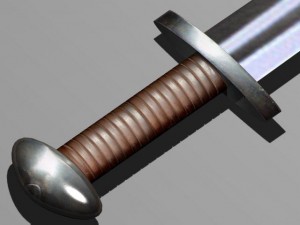 viking sword Model 3D