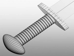 viking sword 3D Model