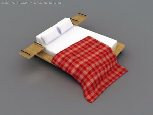 bed 3D 모델