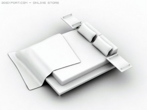 bed 3D 모델