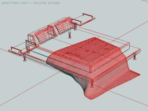 bed 3D Model