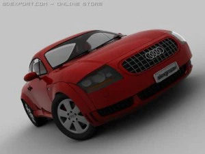 audi tt low poly 3D Model