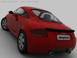 audi tt low poly 3D 모델