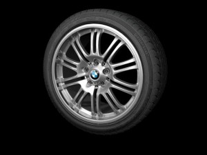 bmw m3 tire 3D Модель