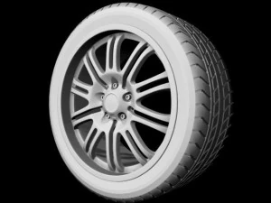 bmw m3 tire 3D Model