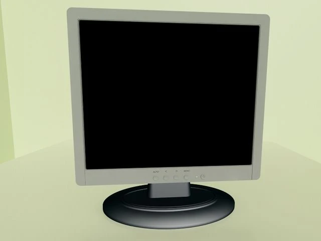 lcd monitor acer 3D Model .c4d .max .obj .3ds .fbx .stl .blend 