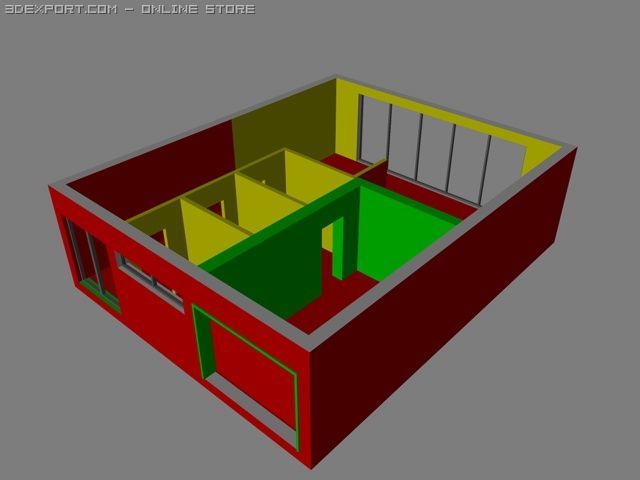 anne marie house 3D Modell .c4d .max .obj .3ds .fbx .stl .blend