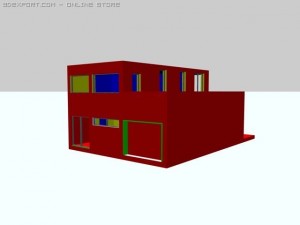 anne marie house 3D Model