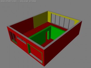 anne marie house 3D Model