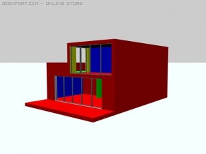 anne marie house 3D Model