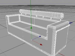 three seater 02 3D Model