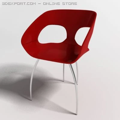 chair 3D Model .c4d .max .obj .3ds .fbx .stl .blend 