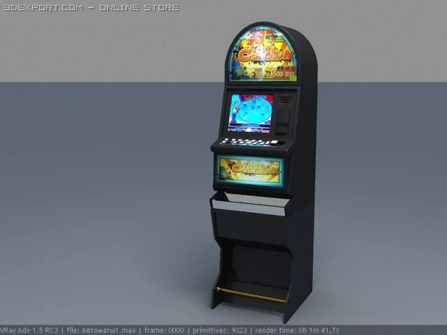 oyunlar avtomat 3D Model .c4d .max .obj .3ds .fbx .stl .blend 