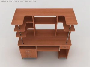 bilgisayar i&ccedil;in masa 3D Model