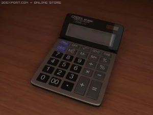 citizen electronic calculator 3D Model